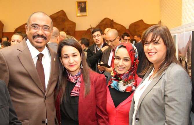 UNAIDS Executive Director Michel Sidibé met with representatives of civil society. Algiers, November 2014.