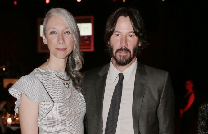 Keanu Reeves and Alexandra Grant. Photo: World red Eye