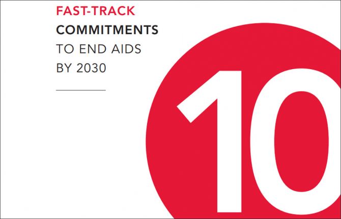 At the United Nations High-Level Meeting on Ending AIDS in 2016, countries pledged to achieve a set of 10 Fast-Track commitments by 2020—an acceleration agenda that aims to end the AIDS epidemic by 2030 as part of the Sustainable Development Goals. To hel