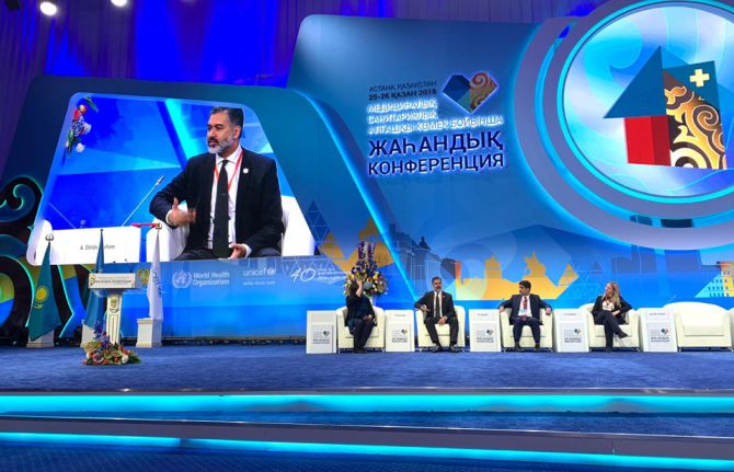 The Global Conference on Primary Health Care took place in Astana, Kazakhstan, on 25 and 26 October 2018