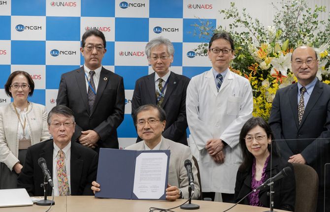 UNAIDS and the National Center for Global Health and Medicine in Japan bolster collaboration to end AIDS