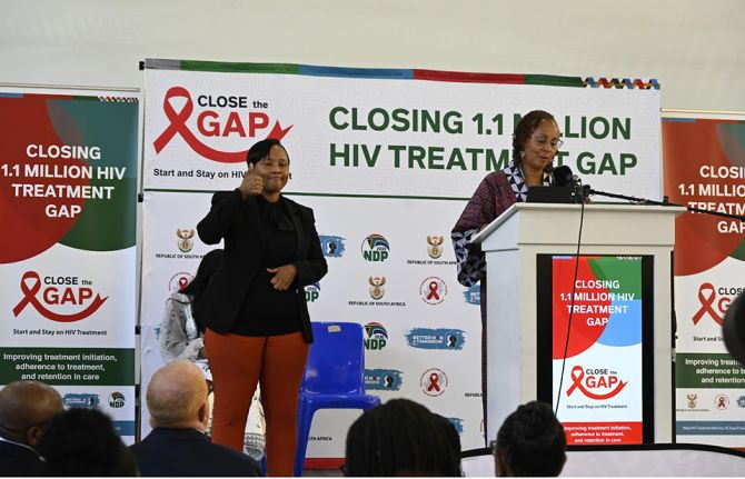 Bold new initiative to put an additional 1.1 million people living with HIV on treatment puts South Africa on the path to end AIDS as a public health threat by 2030 