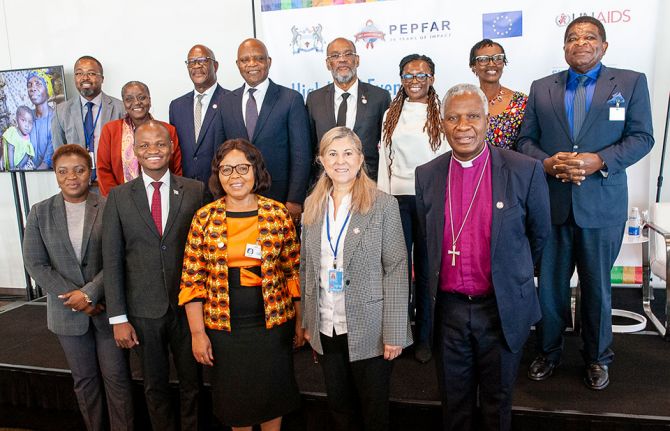 "Celebrating Global HIV Progress to End AIDS and Advance the SDGs,” held in the UN Delegates Dining Room on Sept 20, 2023, during the 78th UN General Assembly in New York.