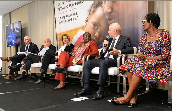 “Global Council on Inequality roundtable,” held at UN Delegates Lounge, West Terrace, on Sept 20, 2023, during the 78th UN General Assembly in New York.