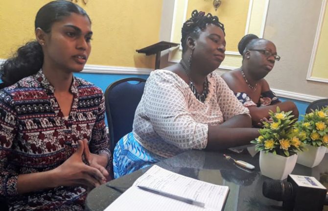 September 29 2018, GTU leadership at Media Training in Georgetown Guyana. Credit: Cedriann Martin, UNAIDS