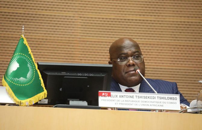 Félix Tshisekedi, President of the Democratic Republic of the Congo and African Union Chair for 2021, called on his peers not to forget malaria and HIV in his opening remarks at the 34th Ordinary Assembly of the African UniCredit: African Union Commission