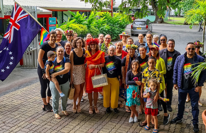 Pride Cook Islands solidarity event