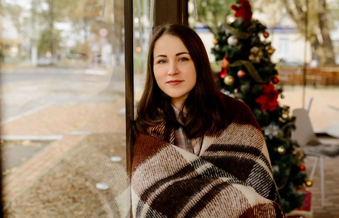 Nadezhda Kilar, woman living with HIV in Moldova. Photo courtesy of Alena Shpak.