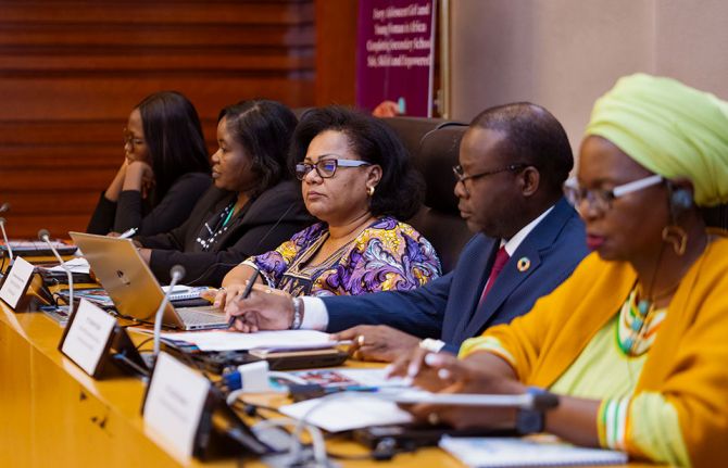 At a high-level side event hosted by the Education Plus Initiative on the first day of conference held at the African Union Commission in Addis Ababa, Ethiopia, leaders, girls’ and women’s networks and advocates called for greater investments in girls’ ed