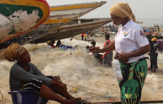 New HIV community group in Guinea fighting COVID-19 