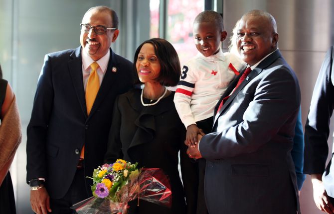 Conversation with the President of the Republic of Botswana, H.E. Dr Mokgweetsi E. K. Masisi. Geneva, 25 October 2018