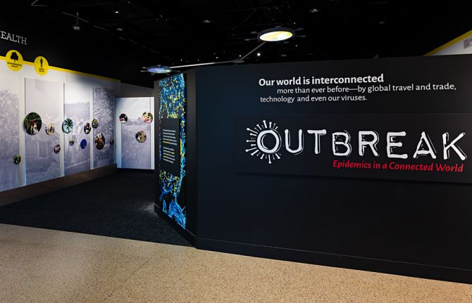 Smithsonian exhibition features UNAIDS data in a look at various viruses