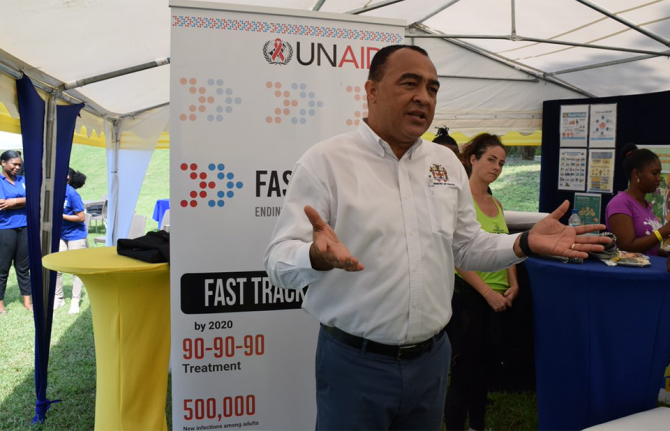 Christopher Tufton, Minister of Health, Jamaica, at 2018 UN Cares event