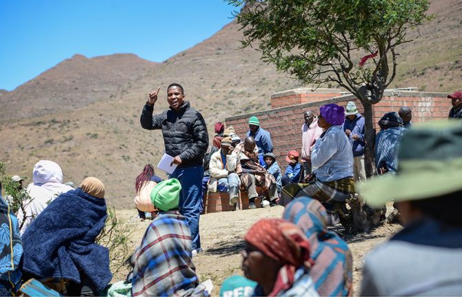 Ditau Mabitle is a local policeman who works in the remote mountainous area of Mohale's Hoek, in the south west of Lesotho. He says gender-based violence is rife in Lesotho because the rule of law is not upheld in the rural areas of the country.