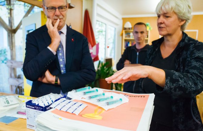 Germany: Taking a human-rights based approach to injecting drug use.  © DAH / Johannes Berger