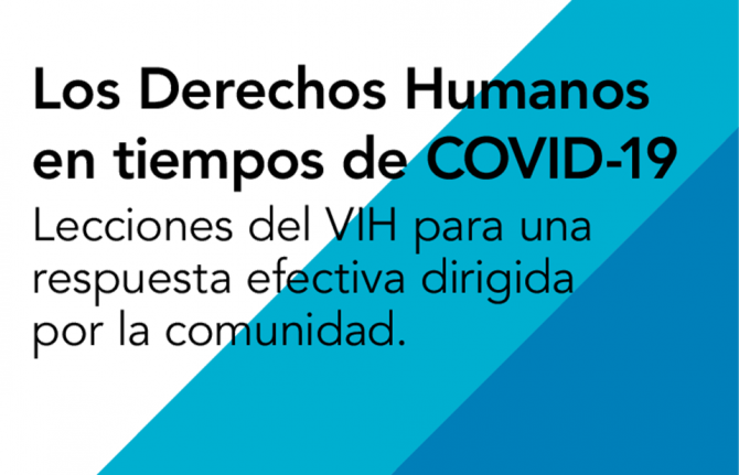 ONUSIDA pide un enfoque basado en los derechos humanos para combatir el brote de COVID-19 que ponga a las comunidades en el centro