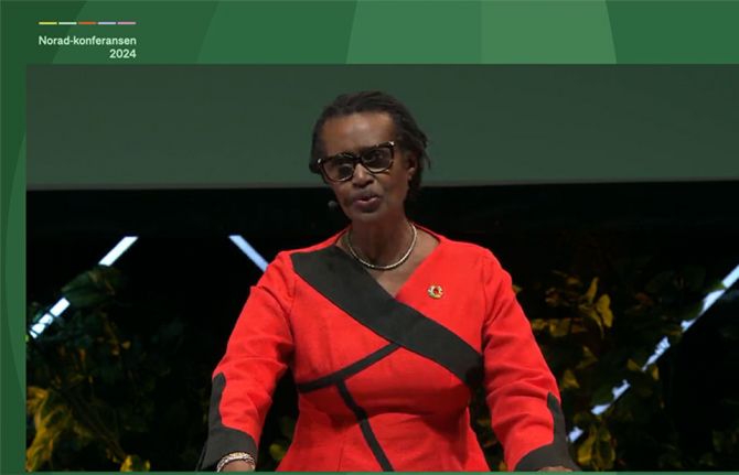 OSLO/GENEVA, 1 February 2024—At a conference hosted in Oslo by the Norwegian Agency for Development Cooperation (Norad), UNAIDS Executive Director, Winnie Byanyima, has made an impassioned call to all international partners to support women and girls from