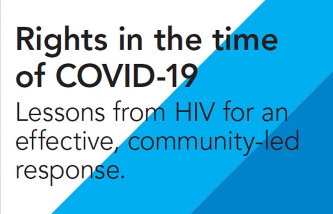 UNAIDS calls for a human rights approach to the COVID-19 outbreak that puts communities at the centre 