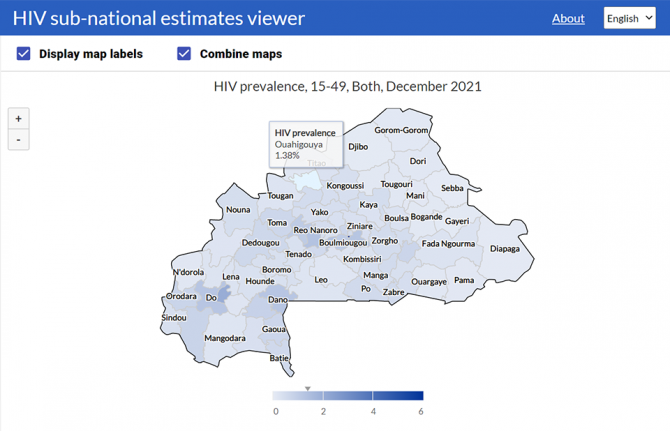  Since 2020, 39 countries globally can generate sub-national HIV estimates at the district level.